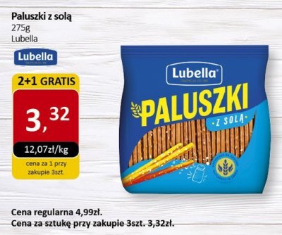 Paluszki z solą Lubella promocja w Market Point