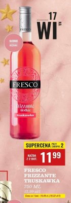 Wino FRESCO FRIZZANTE TRUSKAWKA promocja w Biedronka