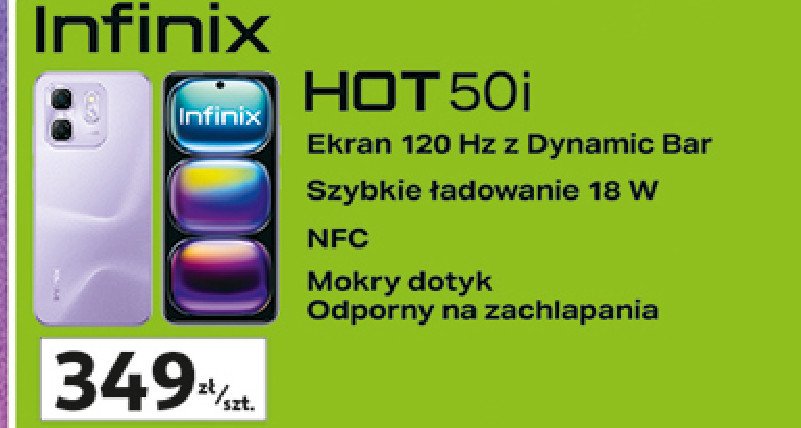 Smartfon hot 50 Infinix promocja