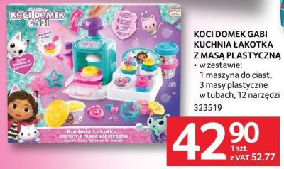 Koci Domek Gabi Kuchnia Lakotka z masą plastyczną promocja w Selgros