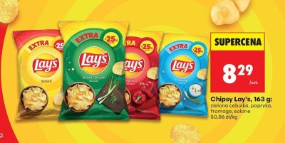 Chipsy zielona cebulka Crunchips Crunchips lorenz promocja w Biedronka