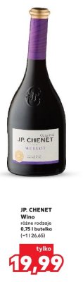 Wino JP. CHENET MERLOT różne rodzaje promocja w Kaufland