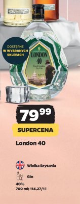 Gin London 40 promocja w Netto