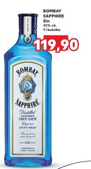 Gin Bombay sapphire promocja w Kaufland