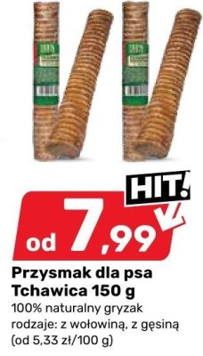 Przysmak dla psa Tchawica 150 g promocja w Bricomarche