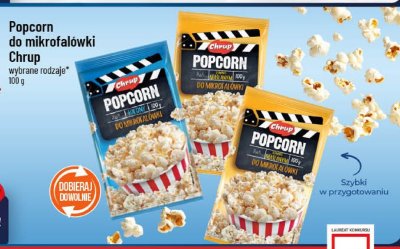 Popcorn do mikrofalówki Chrup promocja w POLOmarket