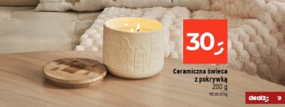 Ceramiczna świeca z pokrywką 200 g promocja w Dealz