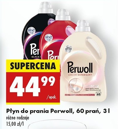 Płyn do prania light colors Perwoll renew promocja