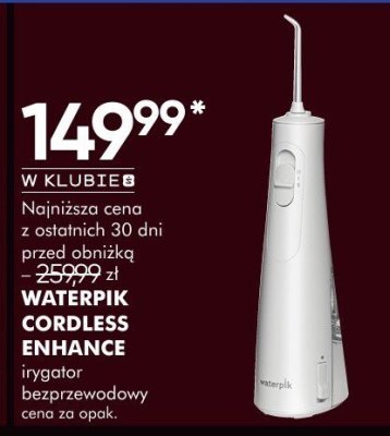 Irygator WATERPIK CORDLESS ENHANCE irygator bezprzewodowy promocja w Super-Pharm