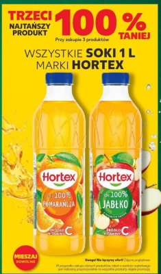Sok Hortex pomarańcza 1L promocja w Kaufland