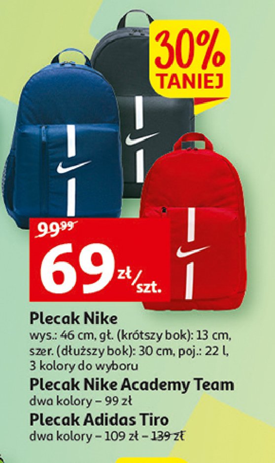 Plecak y academy team Nike promocja
