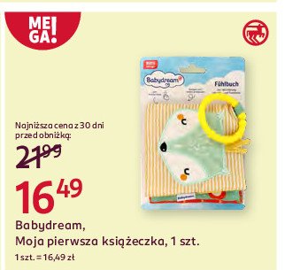 Moja pierwsza książeczka Babydream promocja w Rossmann