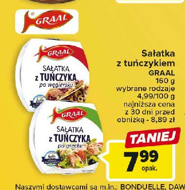 Sałatka z tuńczyka po węgiersku Graal promocja