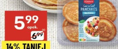 Pancakes naleśniki U Jędrusia promocja w Delikatesy Centrum
