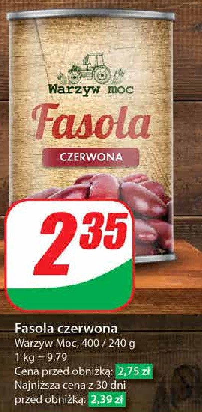 Fasola czerwona Warzyw moc promocja