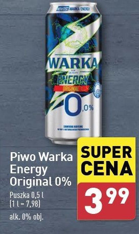 Piwo Warka energy original 0.0% promocja