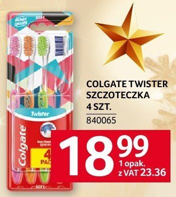 Szczoteczka Colgate Twister 4 szt. promocja w Selgros