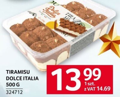 Tiramisu Dolce Italia 500G promocja w Selgros