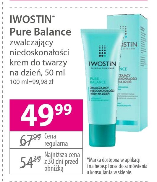 Krem na dzień zwalczający niedoskonałości promocja