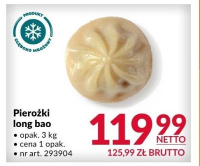 Pierożki long bao promocja w Makro