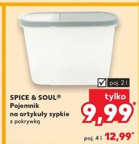 Pojemnik na artykuły sypkie 2 l Spice&soul promocja