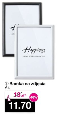 Ramka na zdjęcia A4 promocja w Woolworth