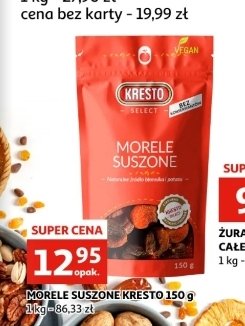 Morele suszone Kresto promocja