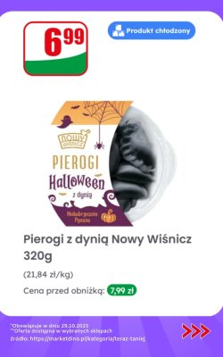 Pierogi z dynią Halloween Nowy Wiśnicz 320g promocja w Dino