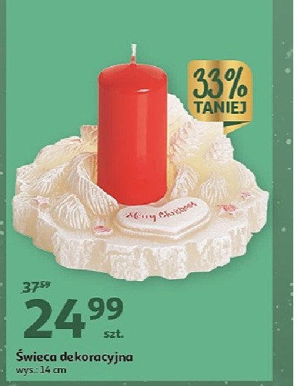 Świeca dekoracyjna 14 cm promocja