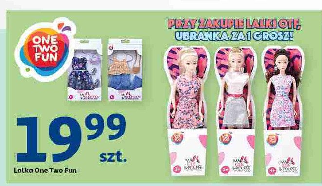 Lalka One two fun (by auchan) promocja