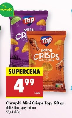 Chipsy chili&lime Top chips Top (biedronka) promocja