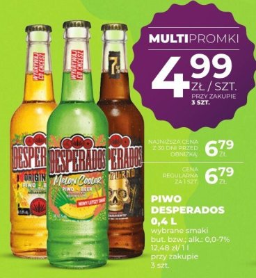 Piwo Desperados promocja w Du偶y Ben