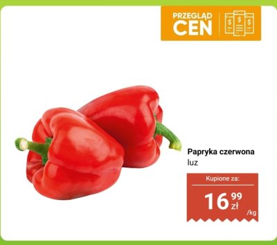 Papryka czerwona luz promocja w Biedronka