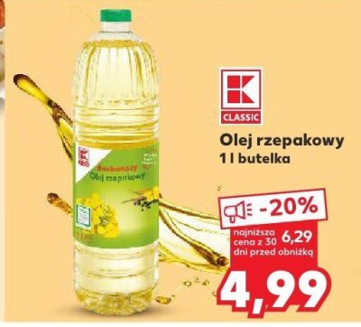 Olej rzepakowy promocja w Kaufland