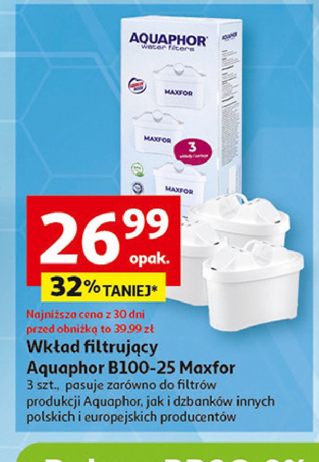 Wkład filtrujący b100-25 Aquaphor promocja