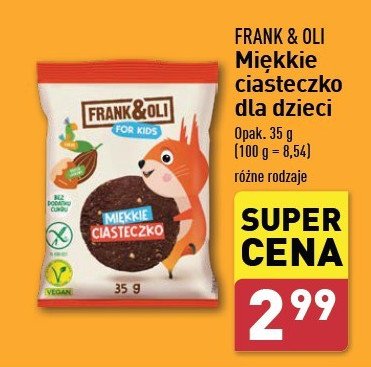 Miękkie ciasteczko z kakao i orzechami laskowymi Frank&oli promocja