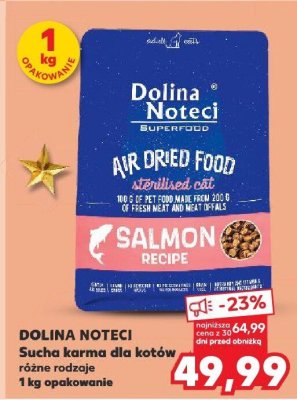 Sucha karma dla kotów DOLINA NOTECI różne rodzaje 1 kg promocja w Kaufland