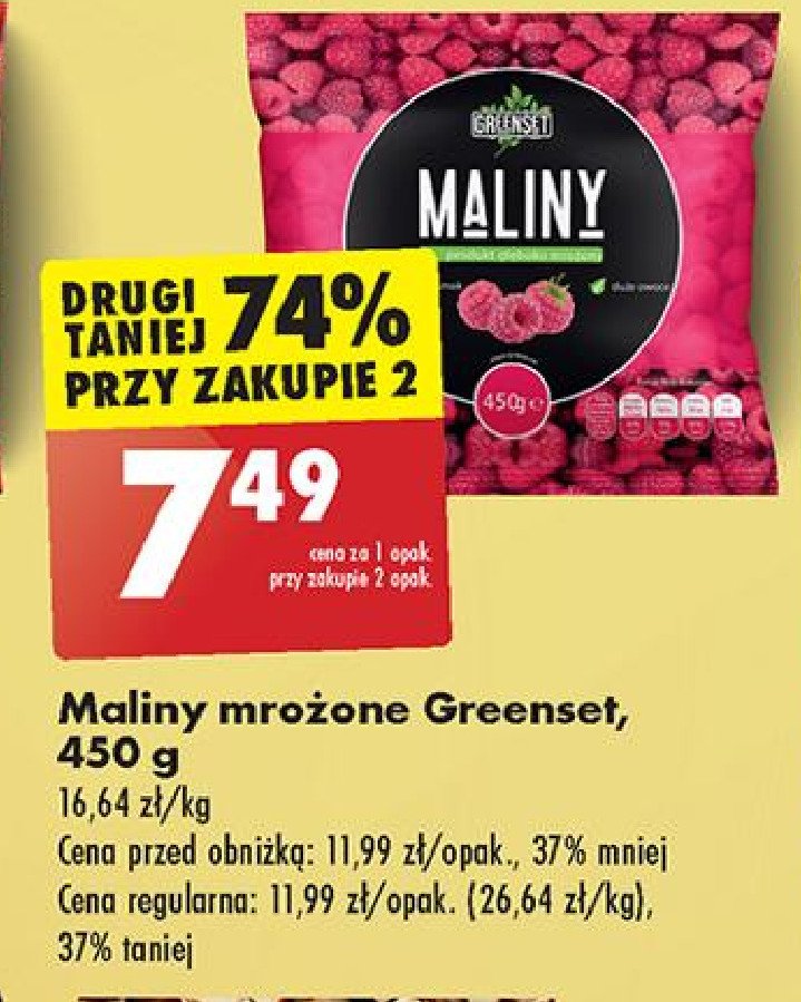 Maliny Greenset promocja