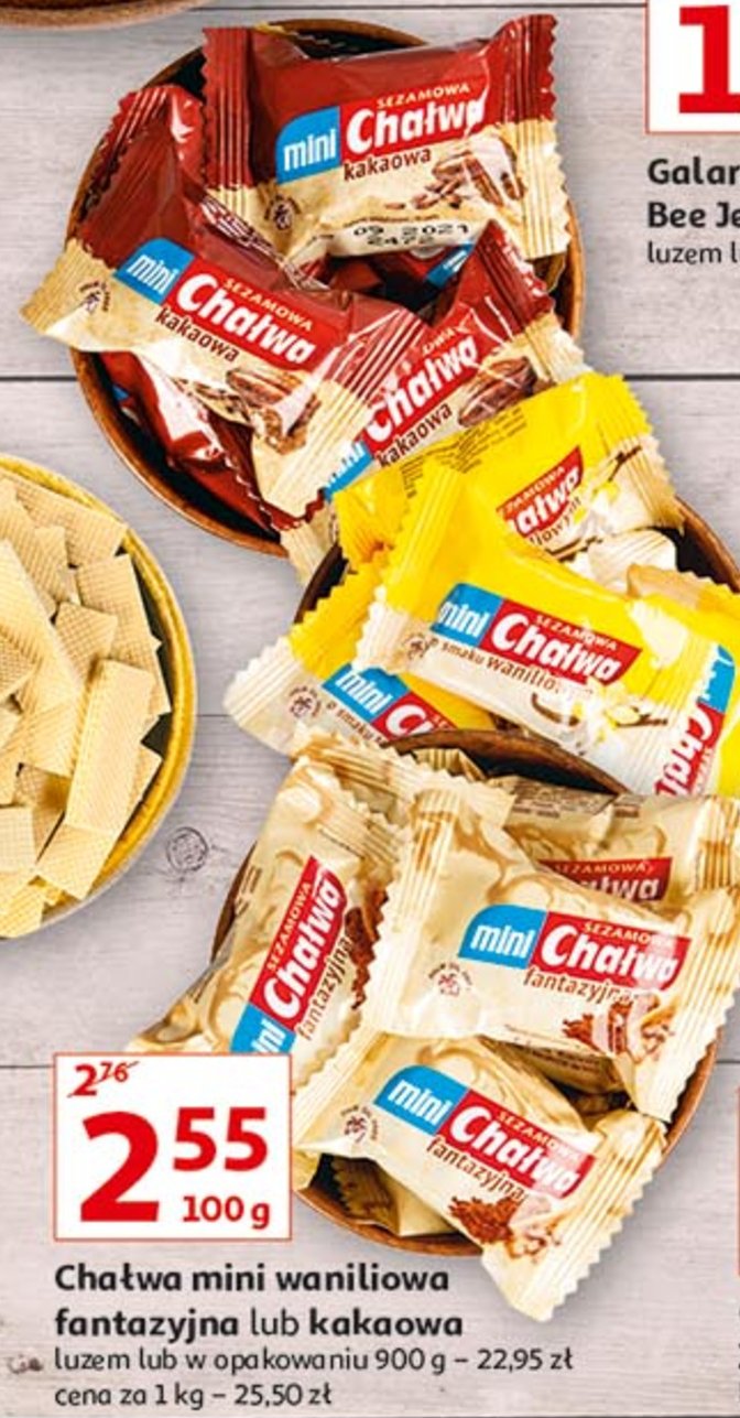 Cha艂wa mini sezamowa o samku kakaowym Unitop optima promocja