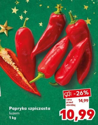 Papryka szpiczasta luzem promocja w Kaufland