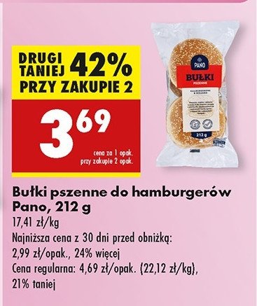 Bułki do hamburgerów Pano promocja