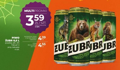 Piwo Żubr promocja w Duży Ben