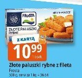 Złote paluszki rybne z fileta Frosta promocja w Leclerc