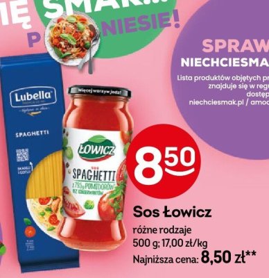 Sos Łowicz różne rodzaje promocja w Żabka