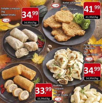 Pierogi z kapustą i grzybami 1kg Sekret Smaku promocja w Market Point