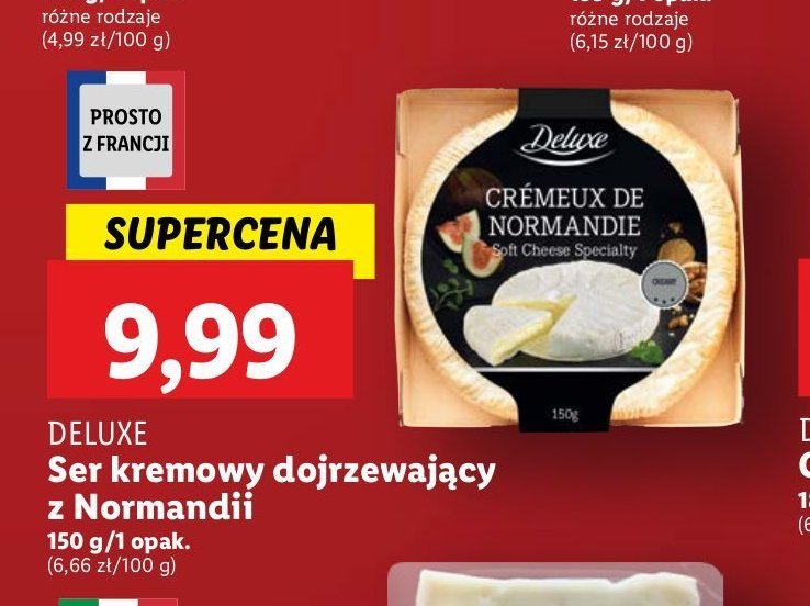 Ser cremeux de normaandii Deluxe promocja