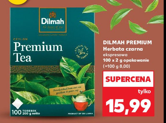Herbata Dilmah premium tea promocja w Kaufland