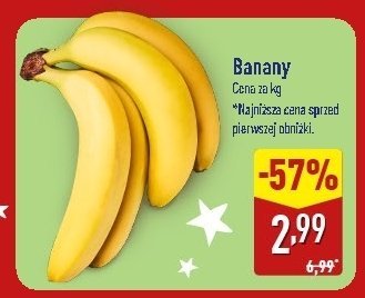 Banany promocja w Aldi