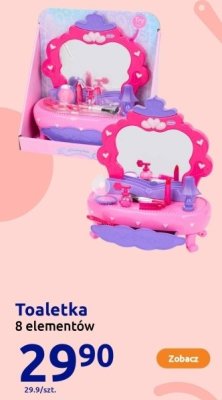 Toaletka zabawka 8 elementów promocja w Action