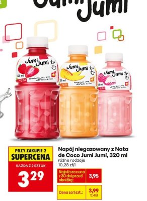 Napój niegazowany z Nata de Coco Jumi Jumi, 320 ml różne rodzaje promocja w Biedronka